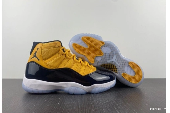 AJ11 yellow black Jordan Air and 11 0312
